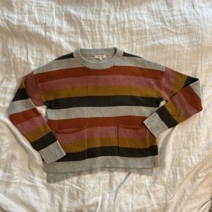 Madewell striped sweater size M